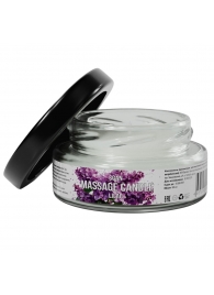 Массажная свеча «Сирень» - 50 мл. - SGAN - купить с доставкой в Великом Новгороде