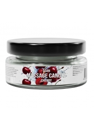 Массажная свеча «Спелая вишня» - 50 мл. - SGAN - купить с доставкой в Великом Новгороде