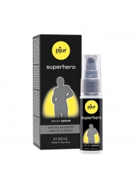 Пролонгатор-сыворотка pjur Superhero Delay Serum - 20 мл. - Pjur - купить с доставкой в Великом Новгороде