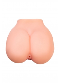 Реалистичный мастурбатор в форме попки с 2 любовными входами - No Name - в Великом Новгороде купить с доставкой