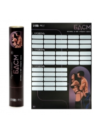 Плакат для двоих со скретч-слоем «БДСМ» - Сима-Ленд - купить с доставкой в Великом Новгороде