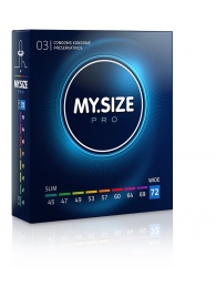 Презервативы MY.SIZE размер 72 - 3 шт. - My.Size - купить с доставкой в Великом Новгороде