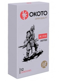 Точечные презервативы OKOTO Dotted - 12 шт. - Sitabella - купить с доставкой в Великом Новгороде