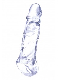 Прозрачная насадка-удлинитель Length Enhancer с подхватом - 16 см. - NMC - в Великом Новгороде купить с доставкой