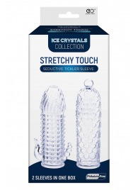 Набор из 2 прозрачных насадок на член Seductive Tickler Sleeves Set - NMC - в Великом Новгороде купить с доставкой