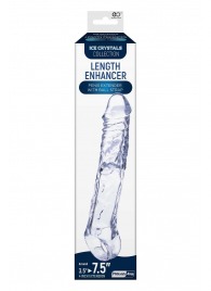 Прозрачная насадка-удлинитель Length Enhancer с подхватом - 22,3 см. - NMC - в Великом Новгороде купить с доставкой