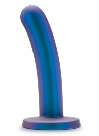 Синяя насадка с гладкой поверхностью Surrender 5.75 Inch Intermediate Pegging Dildo - 14,6 см. - Blush Novelties - купить с доставкой в Великом Новгороде