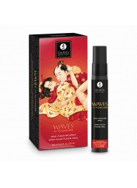 Оральный спрей Waves of Pleasure с ароматом клубники и шампанского - 20 мл. - Shunga - купить с доставкой в Великом Новгороде