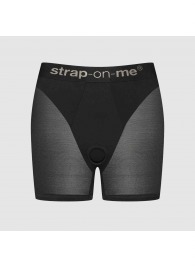 Трусики-шорты для фиксации насадок Strap-on-me Harness Lingerie Halo - size XS - Strap-on-me - купить с доставкой в Великом Новгороде