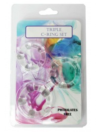 Набор из 3 эрекционных прозрачных колец - Boys of Toys - в Великом Новгороде купить с доставкой
