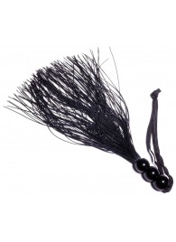 Черная силиконовая плетка - 25,4 см. - Boys of Toys - купить с доставкой в Великом Новгороде