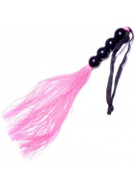 Розовая силиконовая плеть - 35,5 см. - Boys of Toys - купить с доставкой в Великом Новгороде