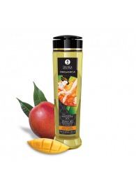 Массажное масло для тела Luscious Mango с ароматом манго - 240 мл. - Shunga - купить с доставкой в Великом Новгороде