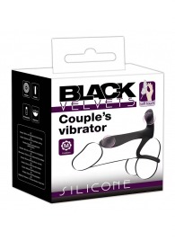 Черная насадка на член с вибрацией Couple’s Vibrator - Orion - в Великом Новгороде купить с доставкой