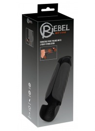 Черный вибромастурбатор с трехточечной стимуляцией Penis Trainer with 3 Point Stimulation - Orion - в Великом Новгороде купить с доставкой