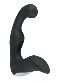 Черный перезаряжаемый стимулятор простаты с вибрацией - 14,6 см. - Orion - в Великом Новгороде купить с доставкой