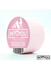 Розовый скотч для фиксации Non-Sticky Bondage Tape - 15 м. - Intoyou - купить с доставкой в Великом Новгороде