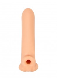 Телесный фаллоудлинитель Titan - 16,5 см. - Lola Games - в Великом Новгороде купить с доставкой