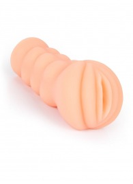 Телесный мастурбатор-вагина с эрекционными кольцами в комплекте - Sexy Girl - в Великом Новгороде купить с доставкой