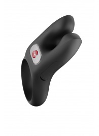 Черное эрекционное виброкольцо Nos - Fun Factory - в Великом Новгороде купить с доставкой