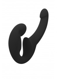 Черный безремневой страпон Share Lite - Fun Factory - купить с доставкой в Великом Новгороде