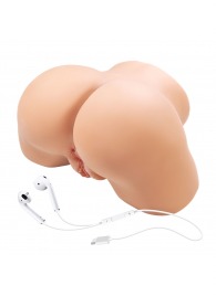 Телесный мастурбатор Olivia с 2 любовными отверстиями - Baile - в Великом Новгороде купить с доставкой