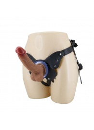 Поясной страпон Wells: трусики в форме бабочки и фаллоимитатор-насадка - Baile - купить с доставкой в Великом Новгороде