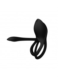 Черное эрекционное виброкольцо Bayek с пультом ДУ - Zalo - в Великом Новгороде купить с доставкой