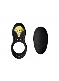 Черное эрекционное виброкольцо Bayek с пультом ДУ - Zalo - в Великом Новгороде купить с доставкой