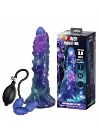 Фиолетовый яйцеродящий фаллоимитатор Duskwalker Sentinal на присоске - 22,4 см. - Baile - купить с доставкой в Великом Новгороде