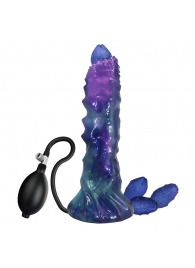 Фиолетовый яйцеродящий фаллоимитатор Duskwalker Sentinal на присоске - 22,4 см. - Baile - купить с доставкой в Великом Новгороде