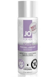 Лубрикант на водной основе для женщин JO AGAPE LUBRICANT ORIGINAL - 60 мл. - System JO - купить с доставкой в Великом Новгороде