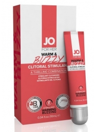 Клиторальный крем JO WARM   BUZZY CLITORAL GEL - 10 мл. - System JO - купить с доставкой в Великом Новгороде