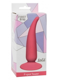 Розовая анальная пробка P-spot Teazer Pink - 12,2 см. - Lola Games - в Великом Новгороде купить с доставкой