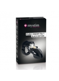 Пояс верности с электростимуляцией Mystim Pubic Enemy No1 Black Edition - MyStim - купить с доставкой в Великом Новгороде