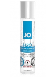 Возбуждающий лубрикант на водной основе JO Personal Lubricant H2O Warming - 30 мл. - System JO - купить с доставкой в Великом Новгороде