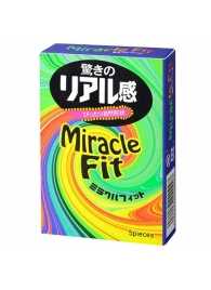 Презервативы Sagami Xtreme Miracle Fit - 5 шт. - Sagami - купить с доставкой в Великом Новгороде