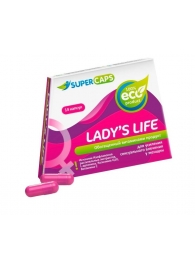 Возбуждающие капсулы Ladys Life - 14 капсул (0,35 гр.) - SuperCaps - купить с доставкой в Великом Новгороде