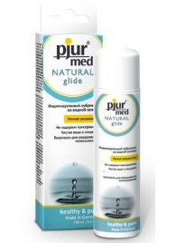 Нейтральный лубрикант на водной основе pjur MED Natural glide - 100 мл. - Pjur - купить с доставкой в Великом Новгороде