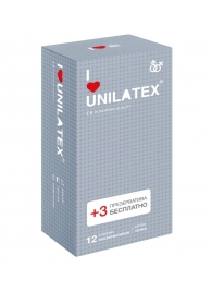 Презервативы с точками Unilatex Dotted - 12 шт. + 3 шт. в подарок - Unilatex - купить с доставкой в Великом Новгороде