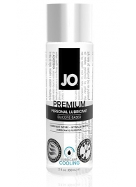 Охлаждающий лубрикант на силиконовой основе JO Personal Premium Lubricant Cooling - 60 мл. - System JO - купить с доставкой в Великом Новгороде