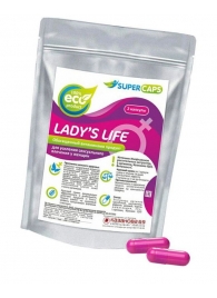 Возбуждающие капсулы Ladys Life - 2 капсулы (0,35 гр.) - SuperCaps - купить с доставкой в Великом Новгороде