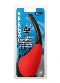 Анальный душ MENZSTUFF 310ML ANAL DOUCHE RED/BLACK - Dream Toys - купить с доставкой в Великом Новгороде