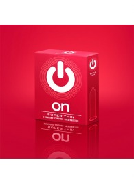 Супертонкие презервативы ON) Super Thin - 3 шт. - ON) - купить с доставкой в Великом Новгороде