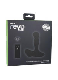 Чёрный перезаряжаемый массажёр предстательной железы NEXUS Revo Slim - Nexus Range - в Великом Новгороде купить с доставкой