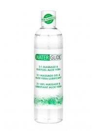 Гель-смазка 2-в-1 MASSAGE   LUBRICANT ALOE VERA - 300 мл. - Waterglide - купить с доставкой в Великом Новгороде