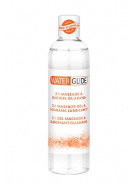 Гель-смазка 2-в-1 MASSAGE   LUBRICANT GUARANA - 300 мл. - Waterglide - купить с доставкой в Великом Новгороде