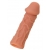 Телесная реалистичная насадка KOKOS Extreme Sleeve 05 с дополнительной стимуляцией - 12,7 см. - KOKOS - в Великом Новгороде купить с доставкой