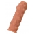 Телесная реалистичная насадка KOKOS Extreme Sleeve 11 с дополнительной стимуляцией - 12,7 см. - KOKOS - в Великом Новгороде купить с доставкой