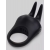 Черное эрекционное виброкольцо Sensation Rechargeable Vibrating Rabbit Love Ring - Fifty Shades of Grey - в Великом Новгороде купить с доставкой